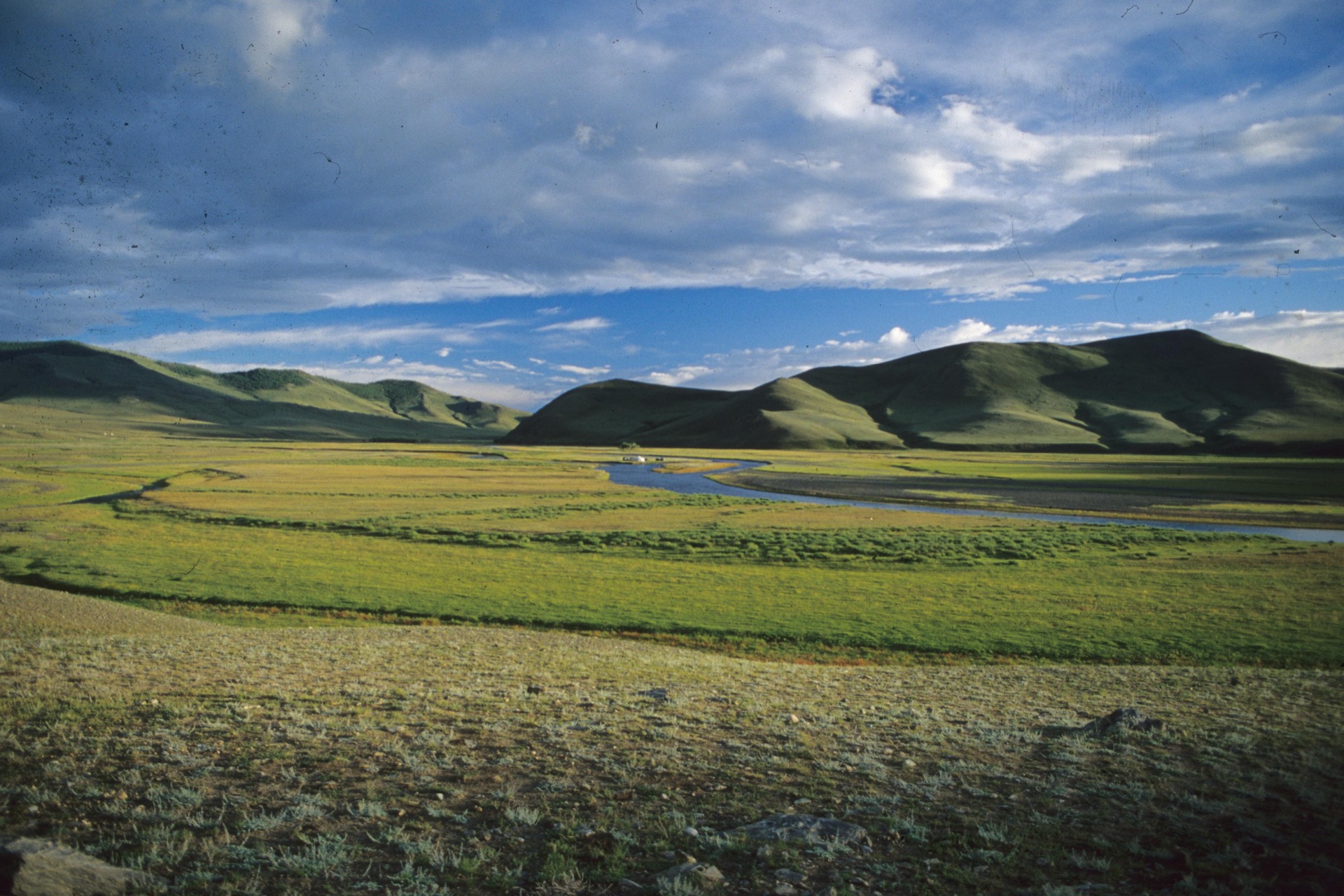 River valley in Mongolia